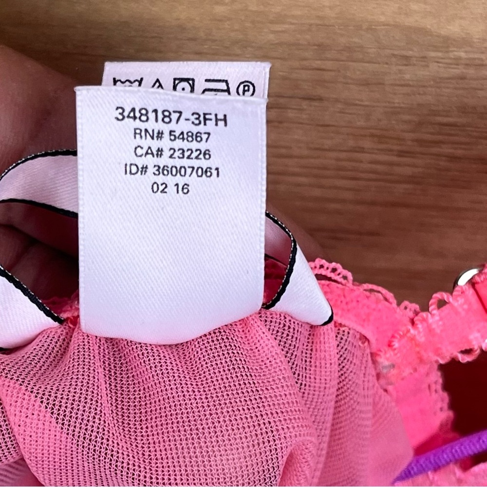 Victoria’s Secret baby doll color neon‎ size medium used - Picture 7 of 9